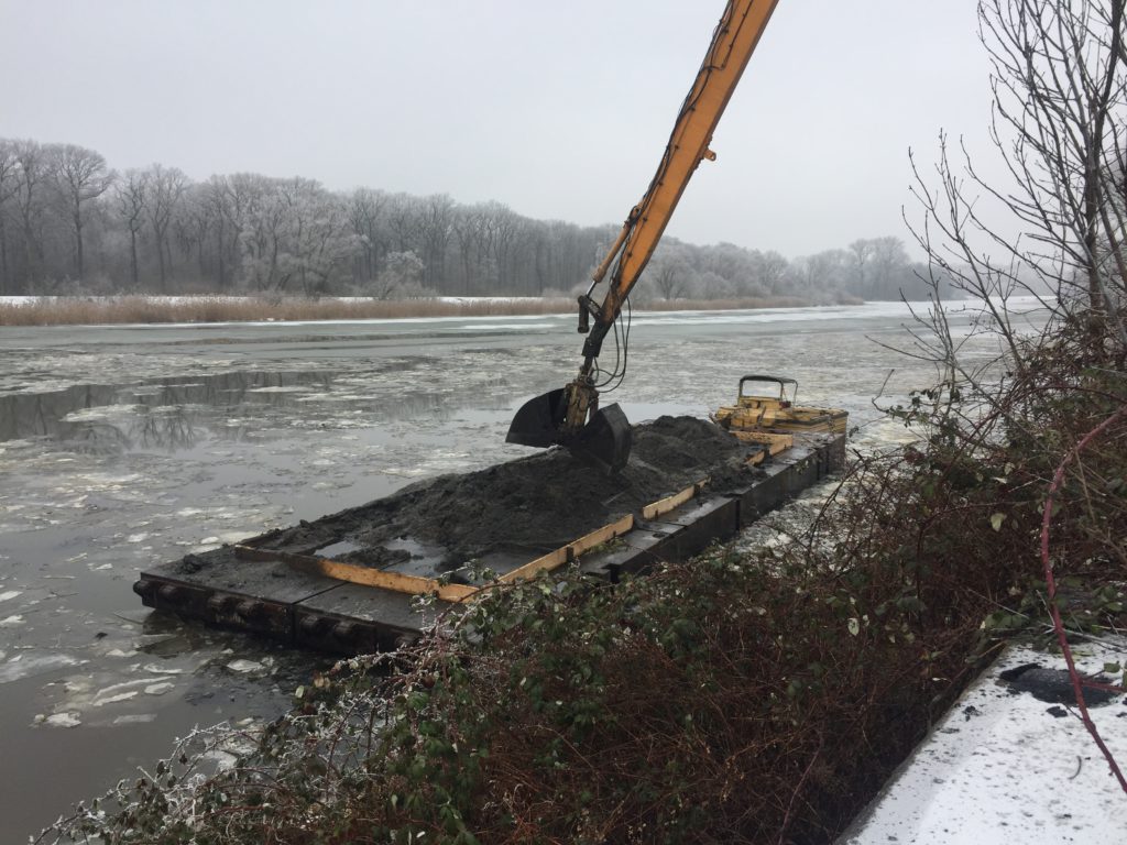 Sedimentberäumung Elsterbecken Leipzig